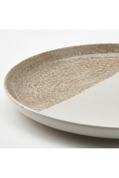 erorex Side plate, patterned/light beige, 20 cm