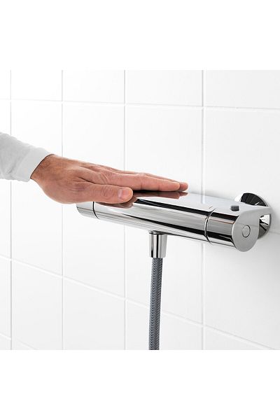 erorex Thermostatic shower mixer, chrome-plated, 150 mm