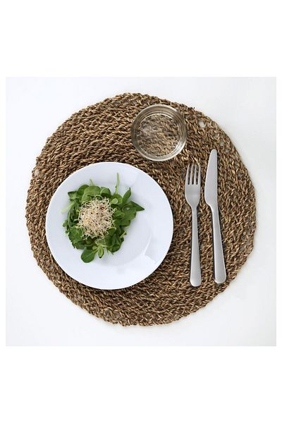 erorex Place mat, natural/seagrass, 37 cm