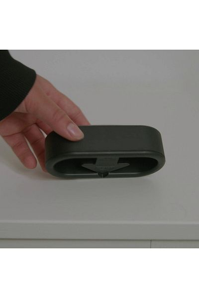 erorex Lint brush, black/light grey, 12x6x4 cm