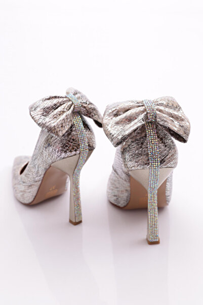 DGN Topuklu Ayakkabı Taba Yılan 719221085