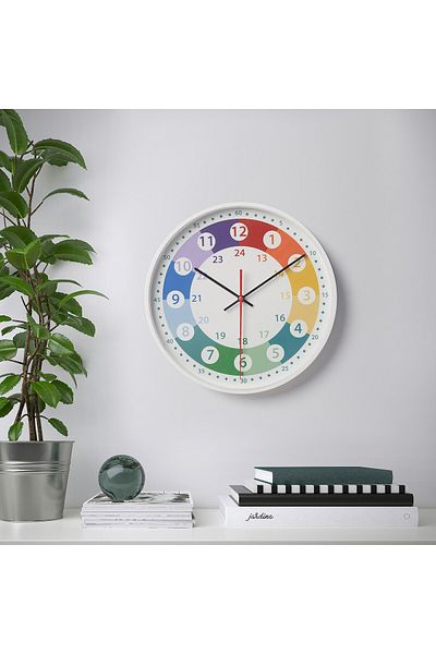 erorex Wall clock, multicolour, 28 cm