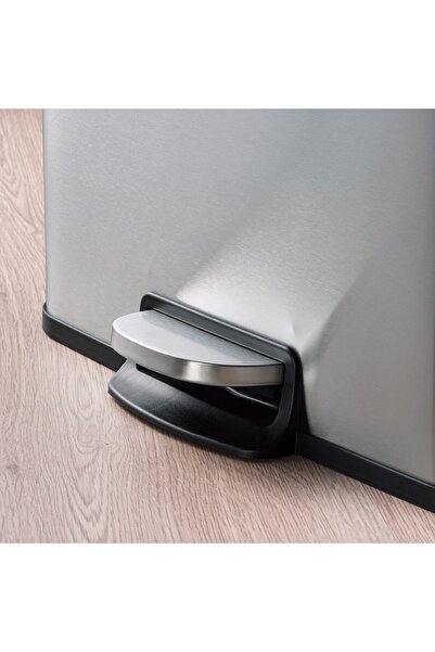 erorex Pedal bin, stainless steel, 50 l