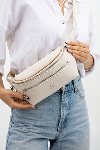 H&D COLLECTİON GOFRAJ BASKILI A KALİTE BEL VE VÜCUT ÇAPRAZ ÇANTASI 7008