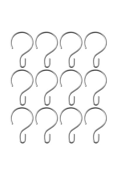 erorex Shower curtain ring, stainless steel colour