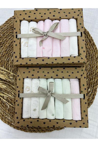 ByBest Beauty 2025 Patterned Combed Cotton Baby Mouth Wipes - 7 Pack (2 Pack)