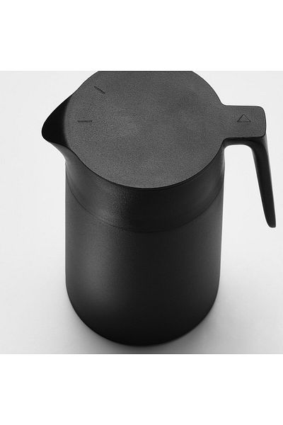 erorex Vacuum flask, black, 1.2 l