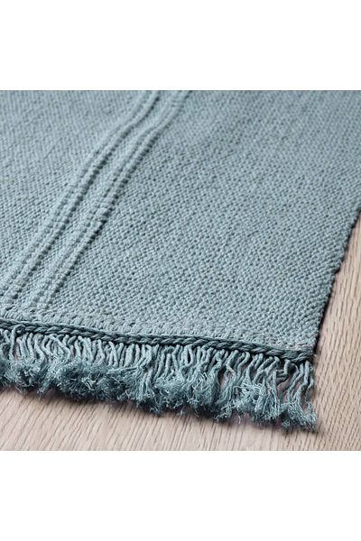 erorex Rug, flatwoven, light blue, 55x85 cm