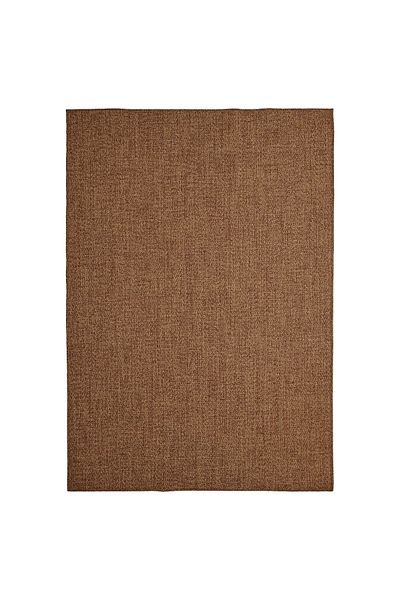 erorex Rug flatwoven, in/outdoor, medium brown, 160x230 cm