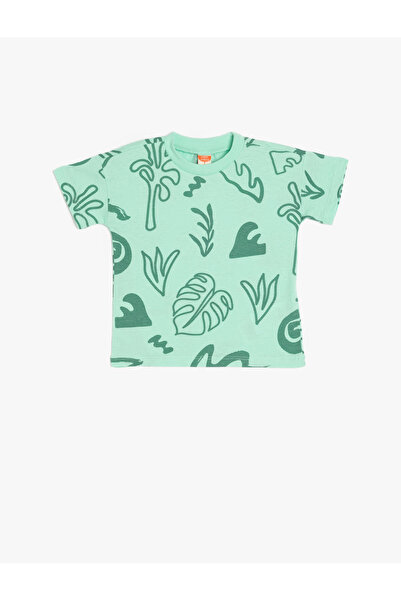 Koton Βρεφικό κοντομάνικο μπλουζάκι 5SMB10111TK