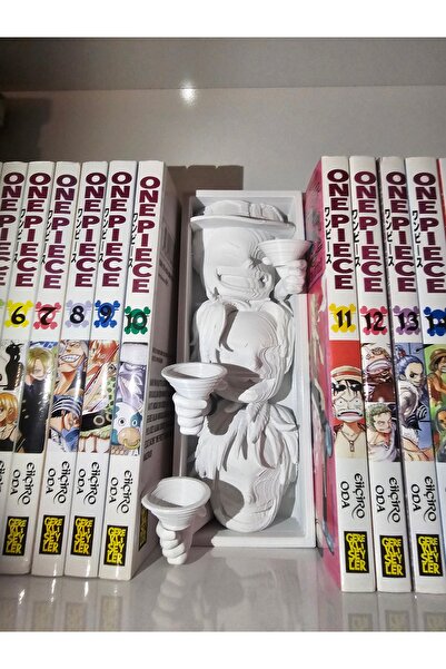 PearlDino One piece luffy ace sabo booknook,  kitap destek manga