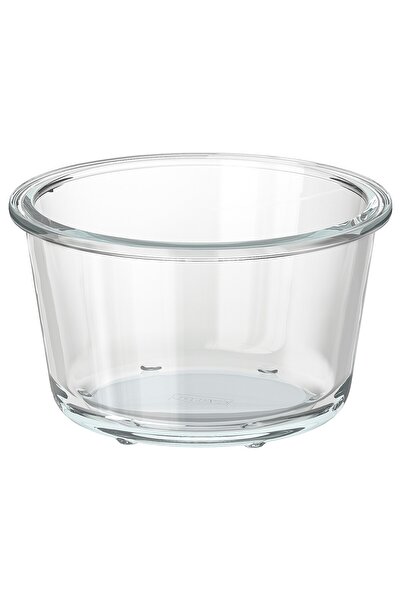 erorex Food container, round/glass, 600 ml