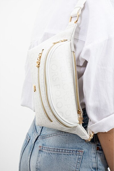 H&D COLLECTİON Printed Printed Quality Waist and Butt Crossbody Bag 7008