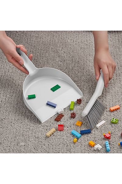 erorex Dust pan and brush, grey
