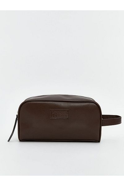 LC Waikiki Brown Leather Look Men's Handbag
