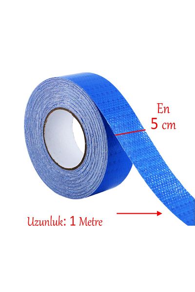 Badem10 5 cm Reflective Warning Tape - 1 Meter Strip Tape - Blue Color