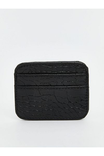LC Waikiki New Season Leather Look Crocodile Patterned Women's Card Holder - S5Np68Z8