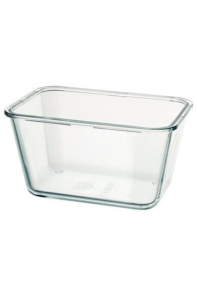 erorex Food container, rectangular/glass, 1.8 l
