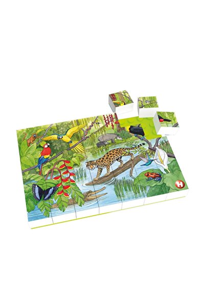 Hubelino 35 Parça Puzzle Tropikal Yağmur Ormanında Vahşi Yaşam 410177