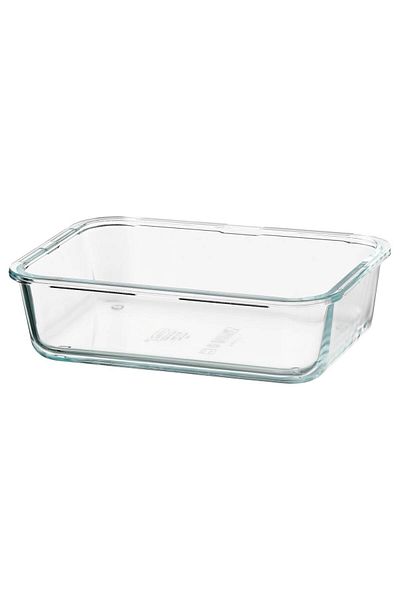 erorex Food container, rectangular/glass, 1.0 l