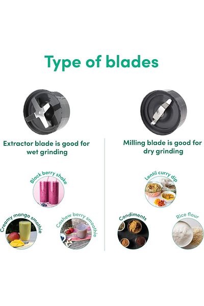 Nutribullet 900 Watts, 9PC Set, Multi-Function High Speed Blender, Mixer Systemw/ Nutrient Extractor