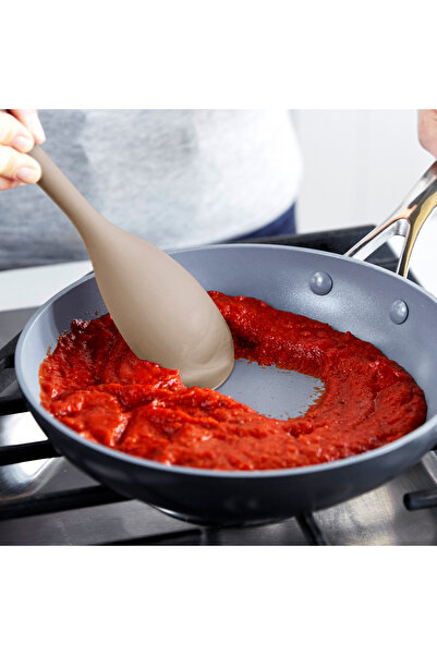 Greenpan Silicone Sauce Spoon Beige