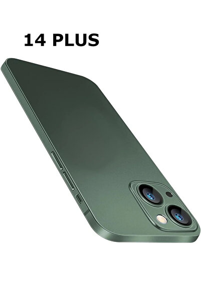 HyperAge iPhone 14 Plus Kılıf Ultra Ince Mat Yüzeyli Elden Kaymaz Kamera Koru...