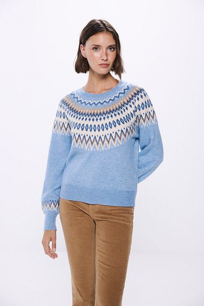 Springfield Multicoloured Jacquard Sweater