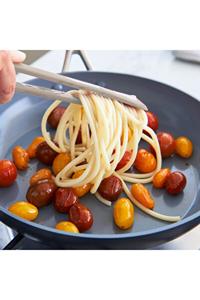 Greenpan Silicone Locked Tongs Beige