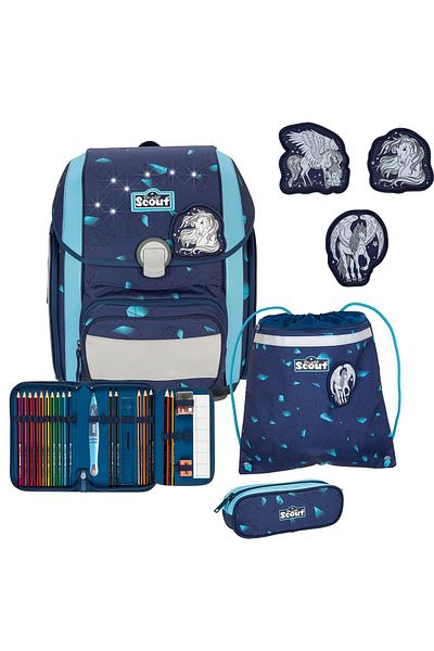 Scout Genius LED Schulranzen-Set 4tlg.