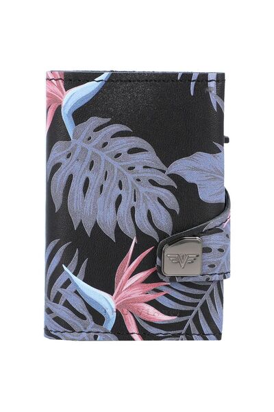 Tru Virtu Click & Slide Kreditkartenetui RFID Leder 6,5 cm