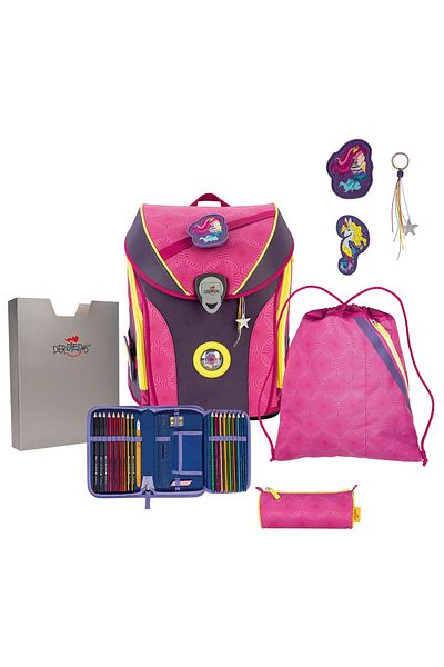 DerDieDas Set de ghiozdane școlare Ergoflex Max Superflash