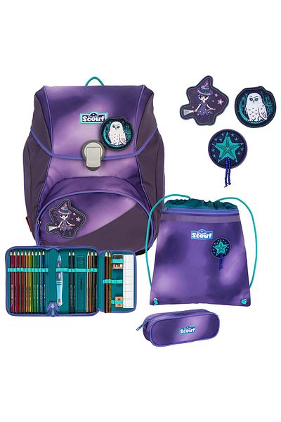 Scout Set de ghiozdane Alpha cu 4 bucăți Superflash