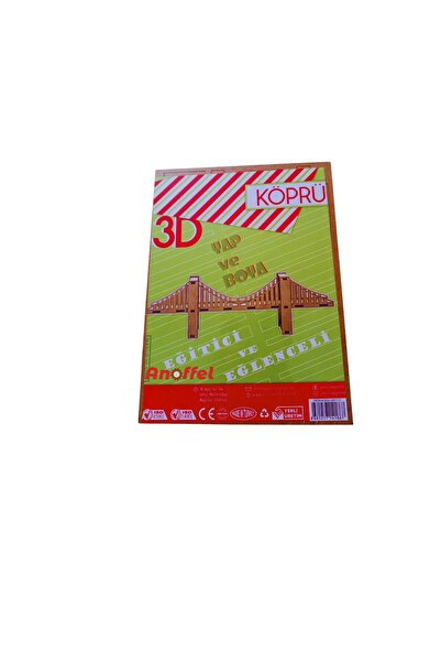Anoffel 3D  Ahşap maket Köprü