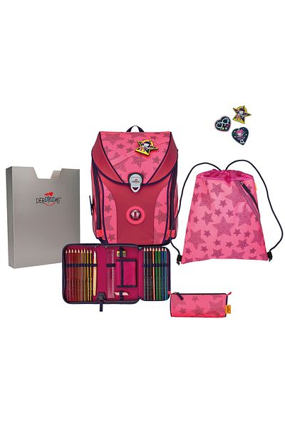 DerDieDas ErgoFlex Max Superflash Schulranzen-Set 5-teilig