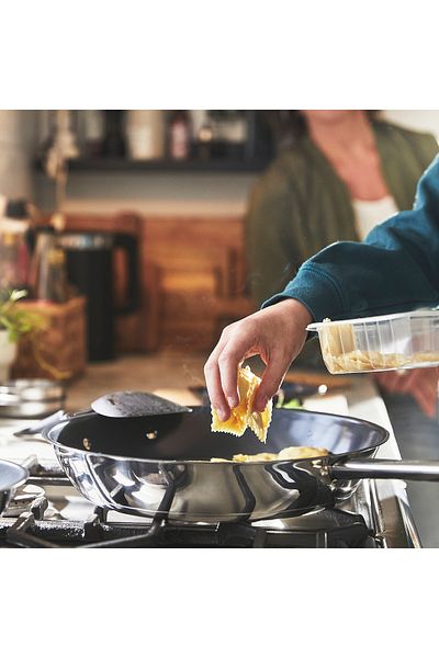 erorex Frying pan, stainless steel/non-stick coating, 32 cm