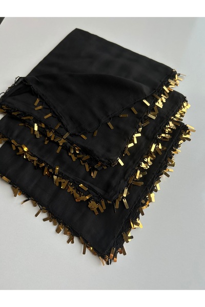 Sümeyye çeyiz 1 piece of handmade embroidered tulle handkerchief, 100x100 cm