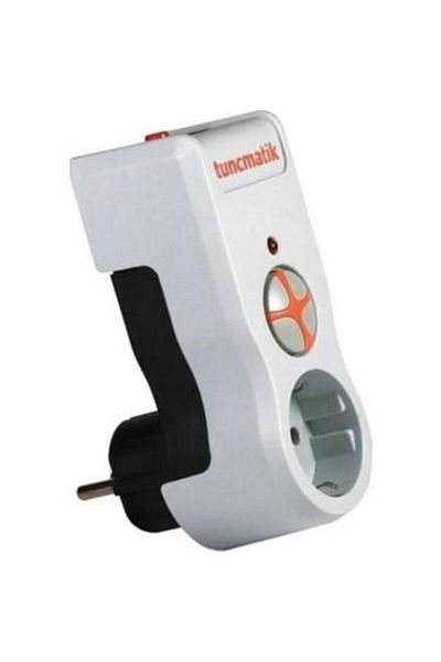 Tunçmatik Single Current Protected Socket-grey