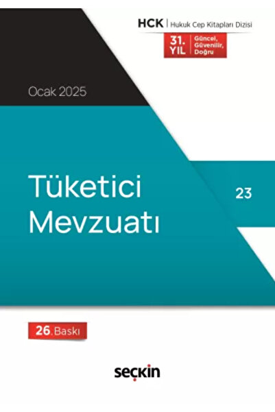 Seçkin Yayıncılık Tüketici Hakları Mevzuatı (Cep Kitabı) / Ocak 2025