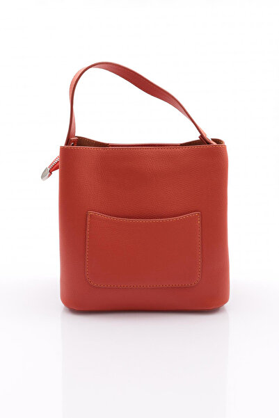 DGN Kadın Arkası Cep Detaylı Çanta Açık Kiremit 41653431