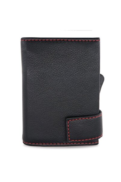 SecWal 1 Kreditkartenetui Geldbörse RFID Leder 9 cm