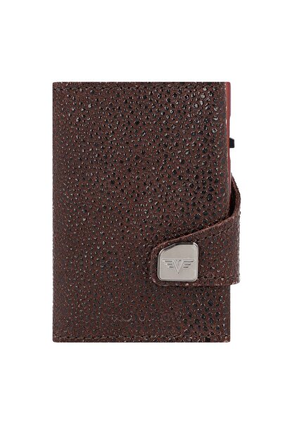 Tru Virtu Click & Slide Kreditkartenetui Geldbörse RFID Leder 6,5 cm