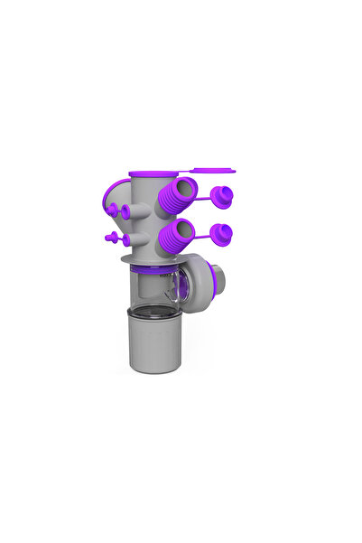 ock plast Mutfak Ve Banyo Sifonu 6 Girişli Tıkanmaz Temizlenebilir