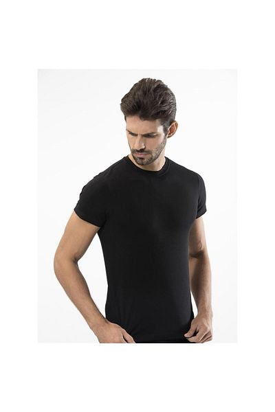 TÜREN 164 Lycra Ανδρικό T-shirt-μαύρο