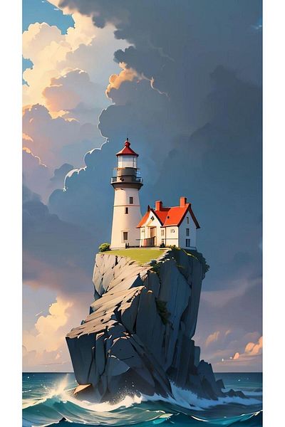 pixartsanat High Island Pixart Art Diamond Mosaic Painting 40X60
