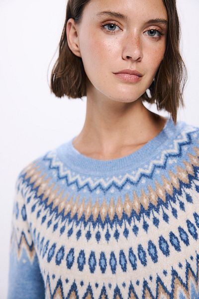 Springfield Multicoloured Jacquard Sweater