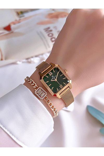 Daniel Klein Sports Strawband Women's Wrist Watch and Bracelet Set - Bdk.10791.3