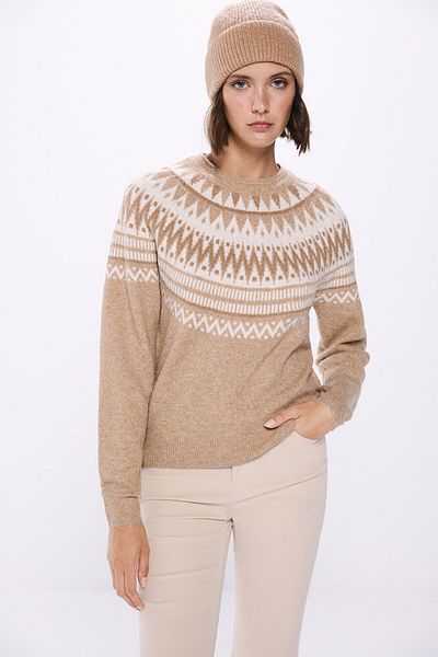 Springfield Jacquard Jacquard Sweater