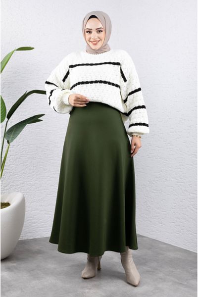MODA UGS Scuba Crepe Hijab Flared Φούστα