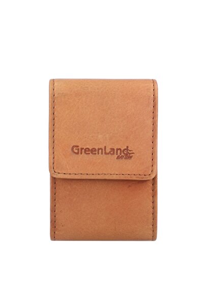 Greenland Nature Kreditkartenetui RFID Schutz Leder 7 cm